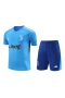 Juventus Fc Men Goalkeeper Short Sleeves Football Kit Blue 2024