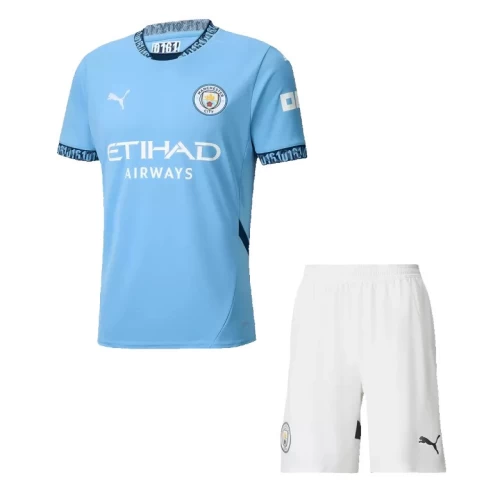 Manchester City FC Men Short Sleeves Home Football Kit 2024-25