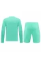 Manchester City FC Men Goalkeeper Long Sleeves Football Kit Cyan