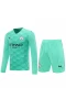 Manchester City FC Men Goalkeeper Long Sleeves Football Kit Cyan