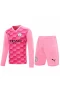 Manchester City FC Men Goalkeeper Long Sleeves Football Kit Pink