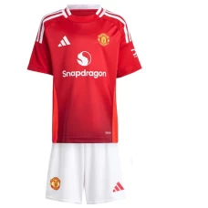 Manchester United Fc Kid Short Sleeves Home Football Kit 2024-25