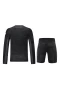 Manchester United FC Men Goalkeeper Long Sleeves Football Kit Black