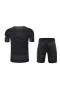 Manchester United FC Men Goalkeeper Short Sleeves Football Kit Black