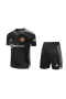 Manchester United FC Men Goalkeeper Short Sleeves Football Kit Black