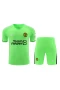 Manchester United FC Men Goalkeeper Short Sleeves Football Kit Green 2024