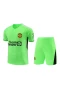 Manchester United FC Men Goalkeeper Short Sleeves Football Kit Green 2024