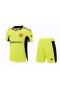 Manchester United FC Men Goalkeeper Short Sleeves Football Kit Yellow