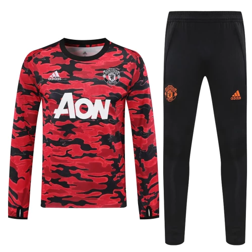 Manchester United FC Men Long Sleeves Football Kit