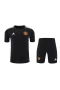 Manchester United FC Men Short Sleeve Football Training Kit Black