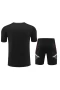 Manchester United FC Men Short Sleeves Football Kit Black