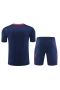 Manchester United FC Men Short Sleeves Football Kit Dark Blue 2024-25