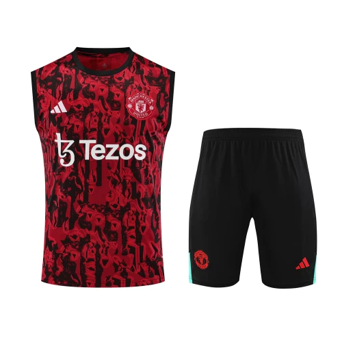 Manchester United FC Men Singlet Sleeveless Football Kit 2024