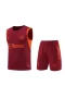 Manchester United FC Men Singlet Sleeveless Football Kit Red 2024