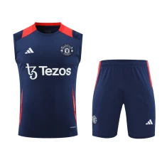 Manchester United Fc Men Sleeveless Football Kit Dark Blue 2024-25