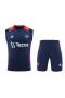 Manchester United Fc Men Sleeveless Football Kit Dark Blue 2024-25