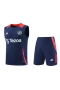 Manchester United Fc Men Sleeveless Football Kit Dark Blue 2024-25