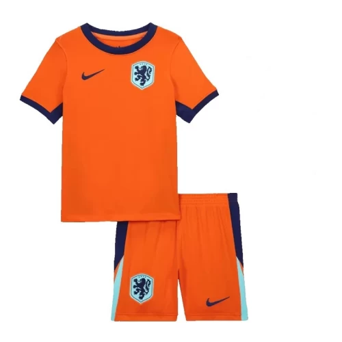 Netherlands National Football Team Kid Short Sleeves Home Football Kit 2024-25