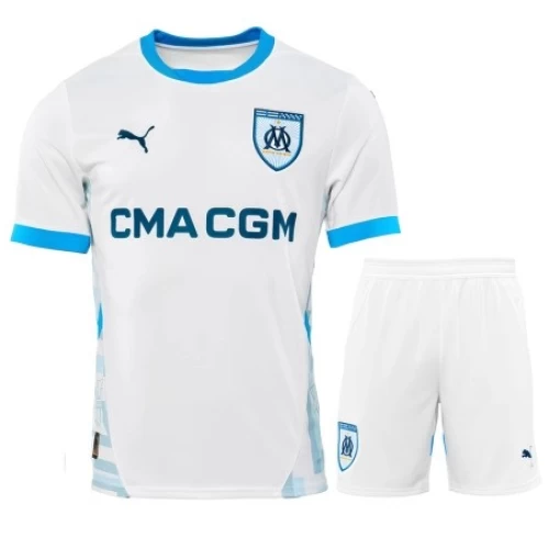 Olympique De Marseille Men Short Sleeves Home Football Kit 2024-25