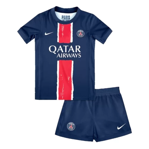 Paris Saint Germain Fc Kid Short Sleeves Home Football Kit 2024-25