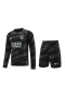 Paris Saint Germain FC Men Goalkeeper Long Sleeves Football Kit Black 2024