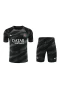 Paris Saint Germain FC Men Goalkeeper Short Sleeves Football Kit Black 2024