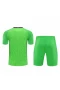 Paris Saint Germain FC Men Goalkeeper Short Sleeves Football Kit Green