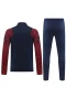 Paris Saint Germain FC Men Half Zip Long Sleeves Football Kit