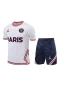 Paris Saint Germain FC Men Short Sleeve Football Kit With Zipper Pocket