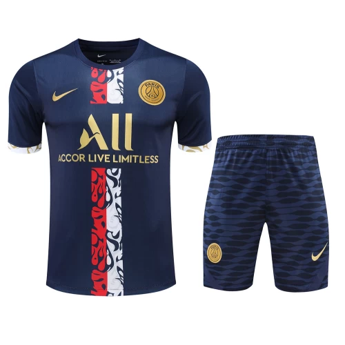 Paris Saint Germain FC Men Short Sleeves Football Kit 2023