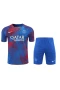 Paris Saint Germain FC Men Short Sleeves Football Kit Blue 2023