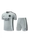 Paris Saint Germain FC Men Short Sleeves Football Kit White 2024