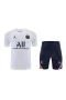 Paris Saint Germain FC Men Short Sleeves Football Kit With Zipper Pocket 2023