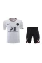 Paris Saint Germain FC Men Short Sleeves Football Kit With Zipper Pocket 2024