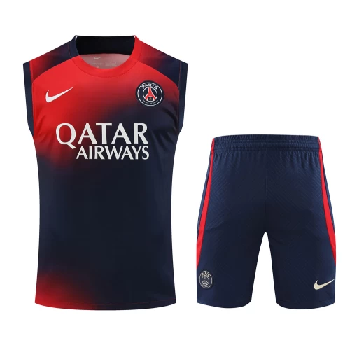 Paris Saint Germain FC Men Singlet Sleeveless Football Kit