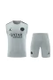 Paris Saint Germain FC Men Vest Sleeveless Football Kit White 2024