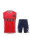 Paris Saint Germain FC Men Vest Sleeveless Football Training Kit 2023