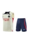 Paris Saint Germain FC Men Vest Sleeveless Football Training Kit 2024