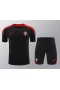 Portugal National Football Team Men Short Sleeve Football Kit Black 2024-25