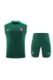 Portugal National Football Team Men Sleeveless Football Kit Green 2024-25