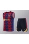 FC Barcelona Men Singlet Sleeveless Football Training Kit 2024-25