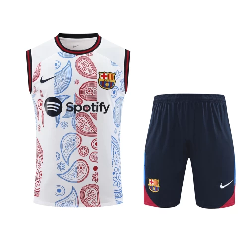 FC Barcelona Men Sleeveless Football Kit 2024-25