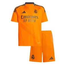 Real Madrid Cf Kid Short Sleeves Away Football Kit Orange 2024-25