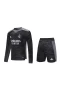 Real Madrid CF Men Goalkeeper Long Sleeves Football Kit Black