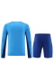 Real Madrid CF Men Goalkeeper Long Sleeves Football Kit Blue