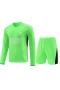 Real Madrid CF Men Goalkeeper Long Sleeves Football Kit Green