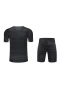 Real Madrid CF Men Goalkeeper Short Sleeves Football Kit Black