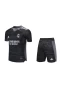 Real Madrid CF Men Goalkeeper Short Sleeves Football Kit Black