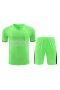 Real Madrid CF Men Goalkeeper Short Sleeves Football Kit Green