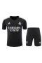 Real Madrid CF Men Short Sleeves Football Kit Black 2023